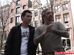 Real amsterdam prostitute pussylicked and nailed