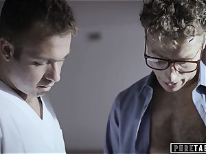 Doctors fuck Psych Patient They Caught wanking