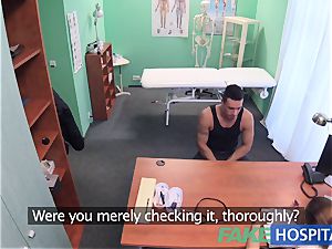FakeHospital horny nurse helps patient finish off