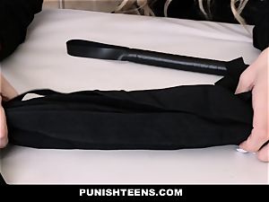 PunishTeens- Molly Mae corded Up